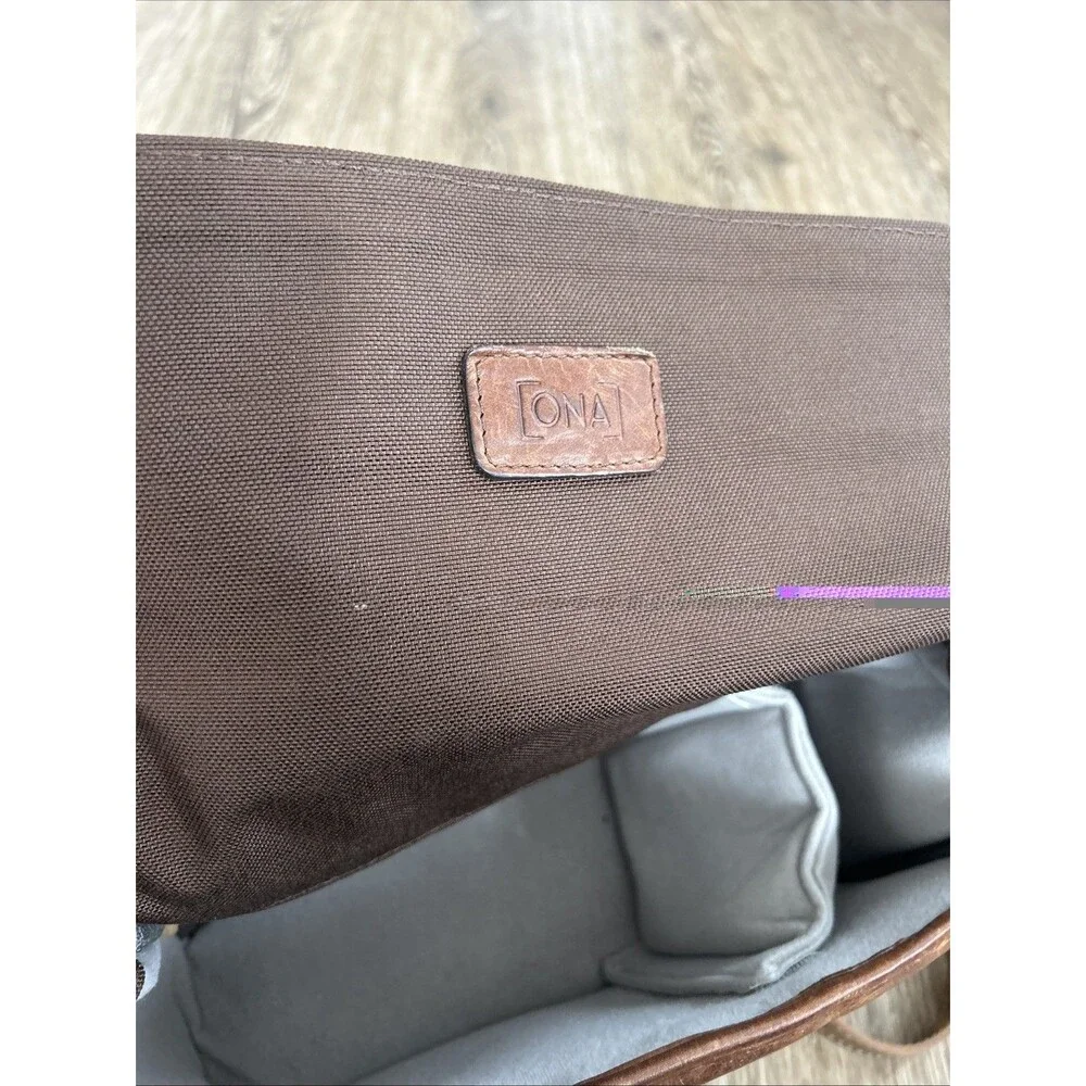 ONA Bowery Leather Camera Bag Brown Distressed DSLR Mirrorless Messenger